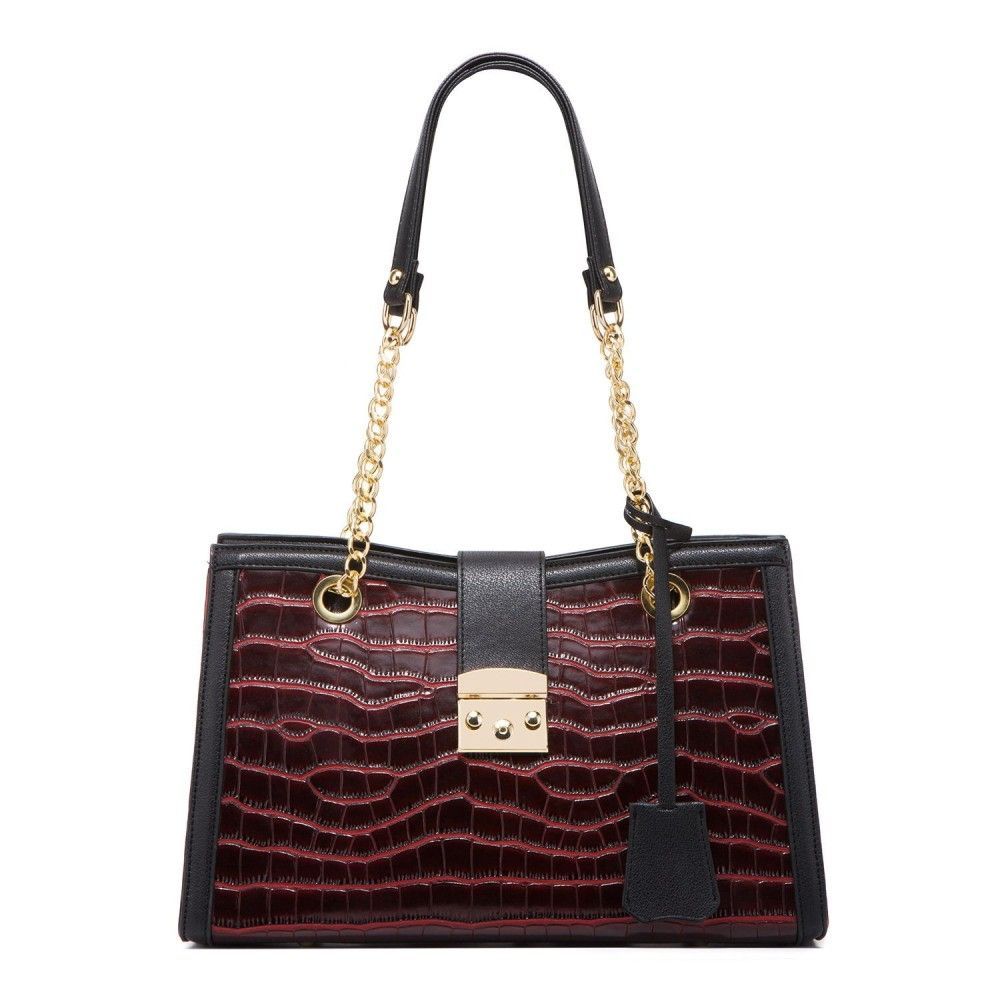 Chain PU Leather Crossbody Bags Women Modern Handbags Trending Hand Bag