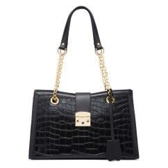 Chain PU Leather Crossbody Bags Women Modern Handbags Trending Hand Bag