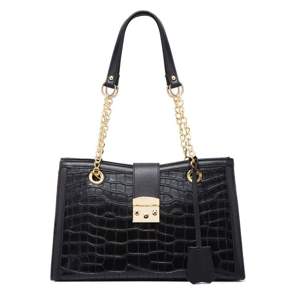 Chain PU Leather Crossbody Bags Women Modern Handbags Trending Hand Bag