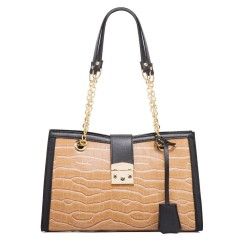 Chain PU Leather Crossbody Bags Women Modern Handbags Trending Hand Bag