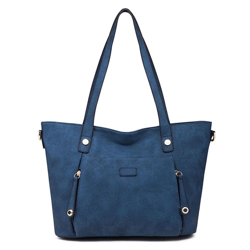 Women Bag Solid Color Leisure Composite Bag Large Capacity Handbag Versatile Shoulder Bags