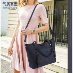Women Bag Solid Color Leisure Composite Bag Large Capacity Handbag Versatile Shoulder Bags