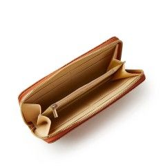 Trendy Wallets Weave Multifunctional Light Portable Long Card Holder Woven PU Leather Wallet