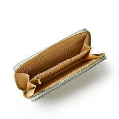 Trendy Wallets Weave Multifunctional Light Portable Long Card Holder Woven PU Leather Wallet