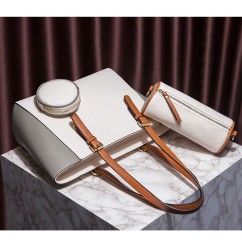 Women Shoulder Bags Fashion PU Leather Large Capacity Tote Bags Female Handbags and Purses 3Pcs Bags Set
