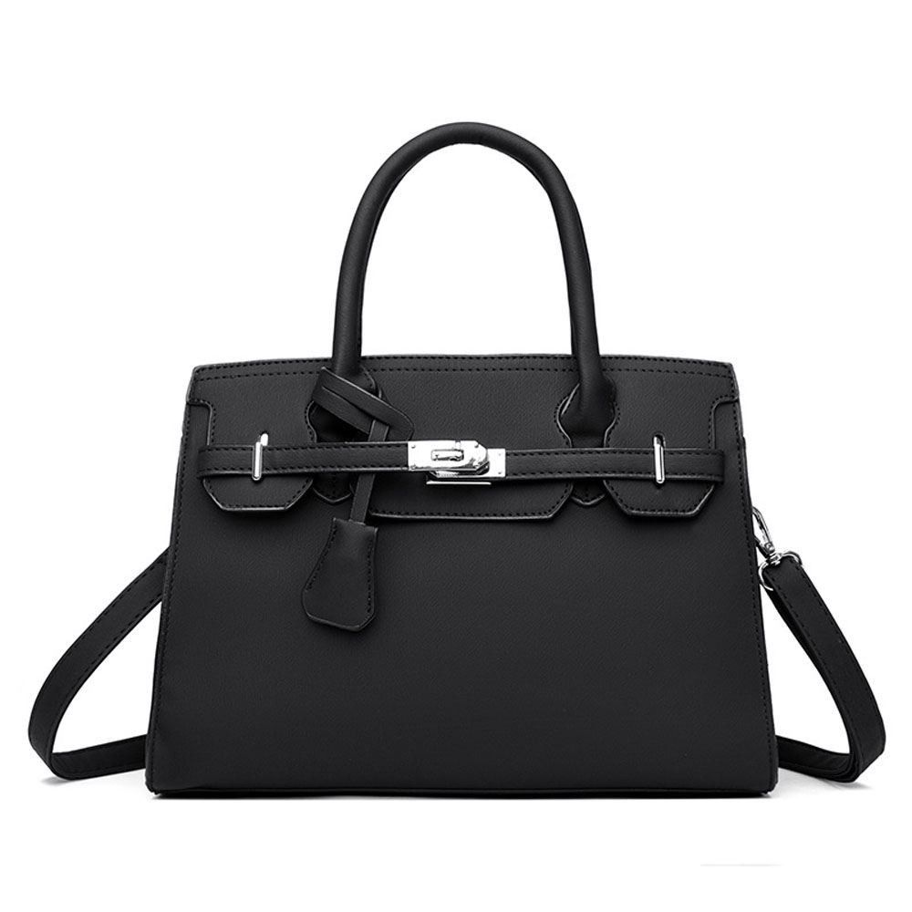 Women's Tote Bag Luxury Designer PU Leather Shoulder Bag Female Commuter Bag Large Capacity Shopping Bag
