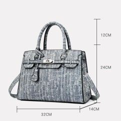Women's Tote Bag Luxury Designer PU Leather Shoulder Bag Female Commuter Bag Large Capacity Shopping Bag