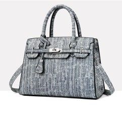 Women's Tote Bag Luxury Designer PU Leather Shoulder Bag Female Commuter Bag Large Capacity Shopping Bag