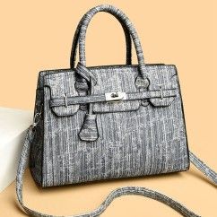 Women's Tote Bag Luxury Designer PU Leather Shoulder Bag Female Commuter Bag Large Capacity Shopping Bag