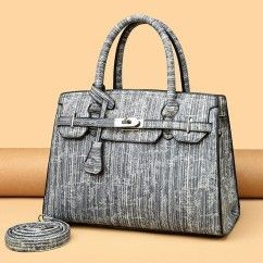 Women's Tote Bag Luxury Designer PU Leather Shoulder Bag Female Commuter Bag Large Capacity Shopping Bag