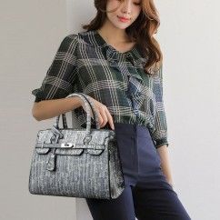 Women's Tote Bag Luxury Designer PU Leather Shoulder Bag Female Commuter Bag Large Capacity Shopping Bag