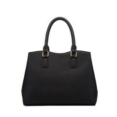 Classic Color Blocking: Timeless and Stylish PU Leather Bag