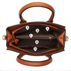 Women's PU Leather Crocodile Pattern Set for Single Shoulder Crossbody Bag Mother and Child Bag