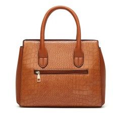Women's PU Leather Crocodile Pattern Set for Single Shoulder Crossbody Bag Mother and Child Bag