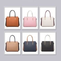 Stylish Color Block Versatile PU Leather Bag Spacious and Chic Your Everyday Essential
