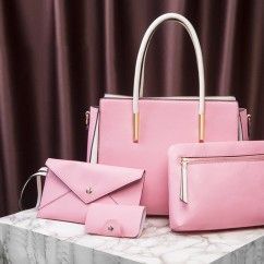 Stylish Color Block Versatile PU Leather Bag Spacious and Chic Your Everyday Essential