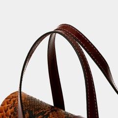 Luxury Snake Pattern Women's Handbag Purses PU Leather Shoulder Bag Ladies Multifunction Bag