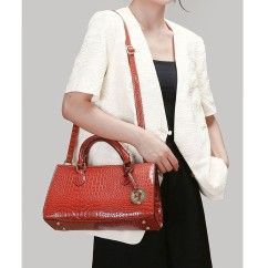 Women Tote Bag Luxury Crocodile Vein Women's Shoulder Bag PU Leather Large Capacity Female Crossbody Handbags