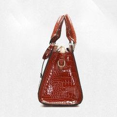 Women Tote Bag Luxury Crocodile Vein Women's Shoulder Bag PU Leather Large Capacity Female Crossbody Handbags