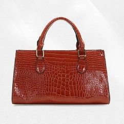 Women Tote Bag Luxury Crocodile Vein Women's Shoulder Bag PU Leather Large Capacity Female Crossbody Handbags