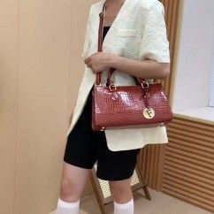 Women Tote Bag Luxury Crocodile Vein Women's Shoulder Bag PU Leather Large Capacity Female Crossbody Handbags