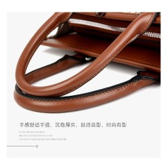 Large Capacity Elegant Lady Straw Bags PU Leather Woven Shoulder Bags Women Basket Sac Handbags