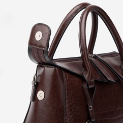 Women's Crocodile Pattern Pillow Bag Women Purses Handbags Casual Tote Bags