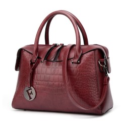 Women's Crocodile Pattern Pillow Bag Women Purses Handbags Casual Tote Bags