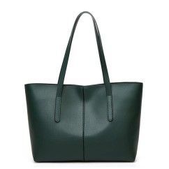 Trendy Women’s Handbag, Premium Leather, Zipper Closure, Shoulder & Hand Carry, Dual Main Compartment, iPad, Umbrella