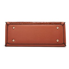 Women Crocodile Pattern PU Leather Square Composite Bag  Serpentine Pattern Retro Ladies Card Pack Purses and Hand Bags Set