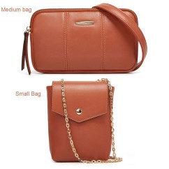 Women Crocodile Pattern PU Leather Square Composite Bag  Serpentine Pattern Retro Ladies Card Pack Purses and Hand Bags Set
