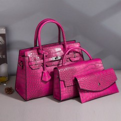 Leisure Lady Crossbody Bag Handheld Bag Mother Child Package Alligator Women Shoulder Bags High Capacity Tote Bags