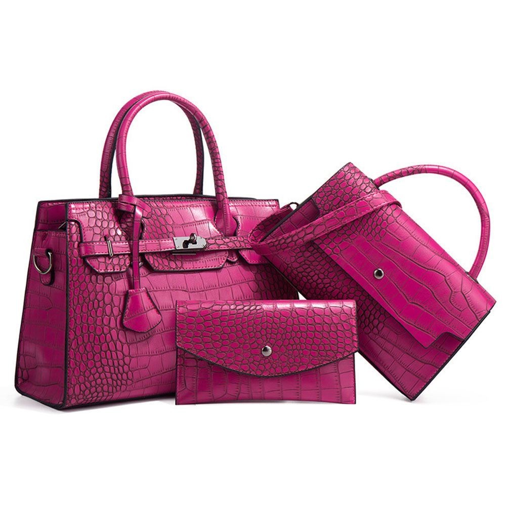 Leisure Lady Crossbody Bag Handheld Bag Mother Child Package Alligator Women Shoulder Bags High Capacity Tote Bags