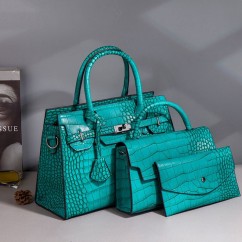 Leisure Lady Crossbody Bag Handheld Bag Mother Child Package Alligator Women Shoulder Bags High Capacity Tote Bags