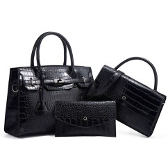Leisure Lady Crossbody Bag Handheld Bag Mother Child Package Alligator Women Shoulder Bags High Capacity Tote Bags