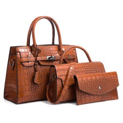 Leisure Lady Crossbody Bag Handheld Bag Mother Child Package Alligator Women Shoulder Bags High Capacity Tote Bags