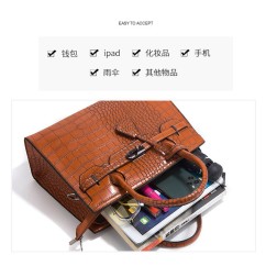 Leisure Lady Crossbody Bag Handheld Bag Mother Child Package Alligator Women Shoulder Bags High Capacity Tote Bags