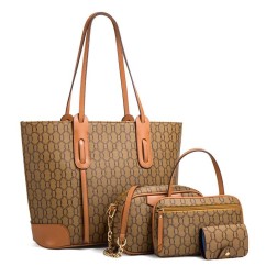 Tote Bags for Women Vintage PU Leather Handbags Purses Brown Shoulder Bags for Ladies Underarm Bags