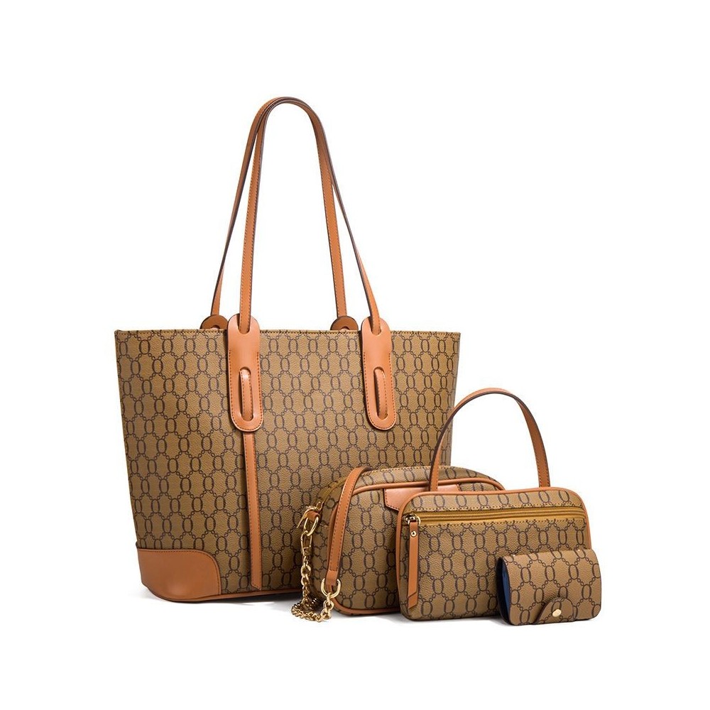 Tote Bags for Women Vintage PU Leather Handbags Purses Brown Shoulder Bags for Ladies Underarm Bags