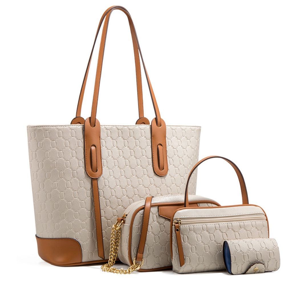 Tote Bags for Women Vintage PU Leather Handbags Purses Brown Shoulder Bags for Ladies Underarm Bags