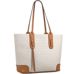 Tote Bags for Women Vintage PU Leather Handbags Purses Brown Shoulder Bags for Ladies Underarm Bags