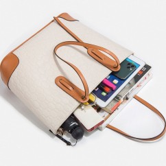 Tote Bags for Women Vintage PU Leather Handbags Purses Brown Shoulder Bags for Ladies Underarm Bags