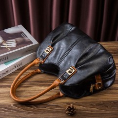 4 Pcs Set Women's Bag Rushed Design Hard PU Leather Ladies Handbag Shoulder Bag Purse and Card Bag Set