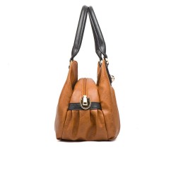 4 Pcs Set Women's Bag Rushed Design Hard PU Leather Ladies Handbag Shoulder Bag Purse and Card Bag Set