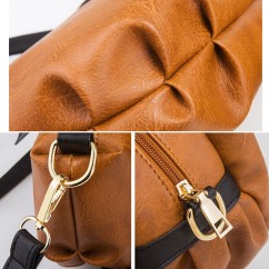 4 Pcs Set Women's Bag Rushed Design Hard PU Leather Ladies Handbag Shoulder Bag Purse and Card Bag Set
