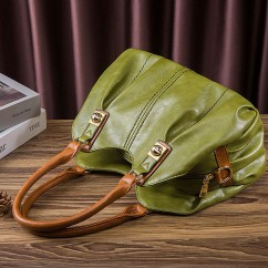 4 Pcs Set Women's Bag Rushed Design Hard PU Leather Ladies Handbag Shoulder Bag Purse and Card Bag Set