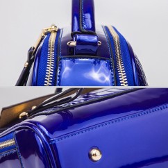 Trendy Portable Womens Crossbody Bags High Quality Bright PU Leather Ladies Handbags Large Casual Bag